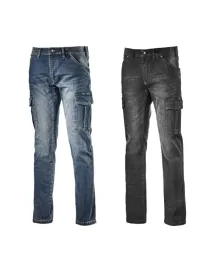 Fuori tutto - Pantaloni da lavoro Diadora Cargo Stone 702.172115 Taglia 44 Colore Blu