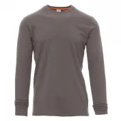 Fuori Tutto - T-shirt Girocollo a Manica Lunga in Cotone Pineta - Payper AY 7500 grigio smoke taglia M