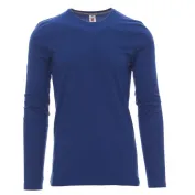 Fuori Tutto - T-shirt Girocollo a Manica Lunga in Cotone Pineta - Payper AY 7500 grigio smoke taglia M