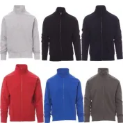 Fuori Tutto - Felpa da Uomo con Nastro di Rinforzo sul Collo Houston - Payper AY 7542 nero taglia XS