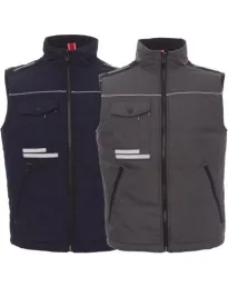 Fuori tutto - Gilet da lavoro Multitasche con Cursore in Metallo Azua 2.0 - Payper Azua taglia L grigio