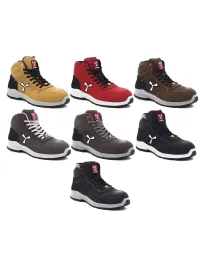 Fuori tutto - Scarpe antinfortunistiche Payper Get Force Mid Unisex S3 SRC ESD MID NABUK colore smoke cool numero 44