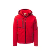 Fuori tutto - Giubbotto da Lavoro Softshell Stretch Multitasche Payper Stream Pad AY 7256 taglia 5XL nero/nero