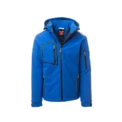 Fuori tutto - Giubbotto da Lavoro Softshell Stretch Multitasche Payper Stream Pad AY 7256 taglia 5XL nero/nero