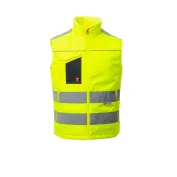 Fuori Tutto - Gilet Imbottito Unisex da lavoro Alta Visibilità Multitasche Payper Task AY 7272 giallo fluo/verde taglia XL