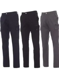 Fuori tutto - Pantalone Da Lavoro Multitasche 100% Cotone Twill Forest Winter- Payper  AY 7324 colore nero taglia M