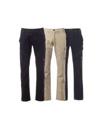 Fuori tutto - Pantalone Unisex da lavoro Stretch Multitasche Payper Worker Stretch Summer AY 7312 taglia XXS nero