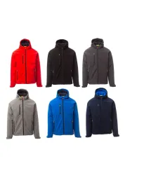 Fuori Tutto - Giubbotto da Lavoro Softshell Stretch Multitasche Payper Gale Pad AY 7224 antracite/nero taglia L