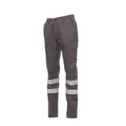 Fuori tutto - Pantalone Unisex da lavoro 100% Cotone Multitasche Payper Worker Winter Reflex AY 7307 taglia XL blu navy