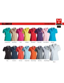 Fuori Tutto - Polo Manica Corta 100% Cotone Glamour - Payper AY 7413 - Taglia M Colore Nero