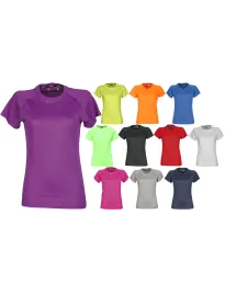 Fuori tutto - T-shirt Runner Donna Tecnica Sportiva con Manica Raglan - Payper RUNNER LADY Taglia L Colore Grigio