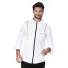 Fuori tutto - Giacca da Lavoro Chef Eros Siggi 28GC0004/01-0757 Taglia M Colore Bianco Nero