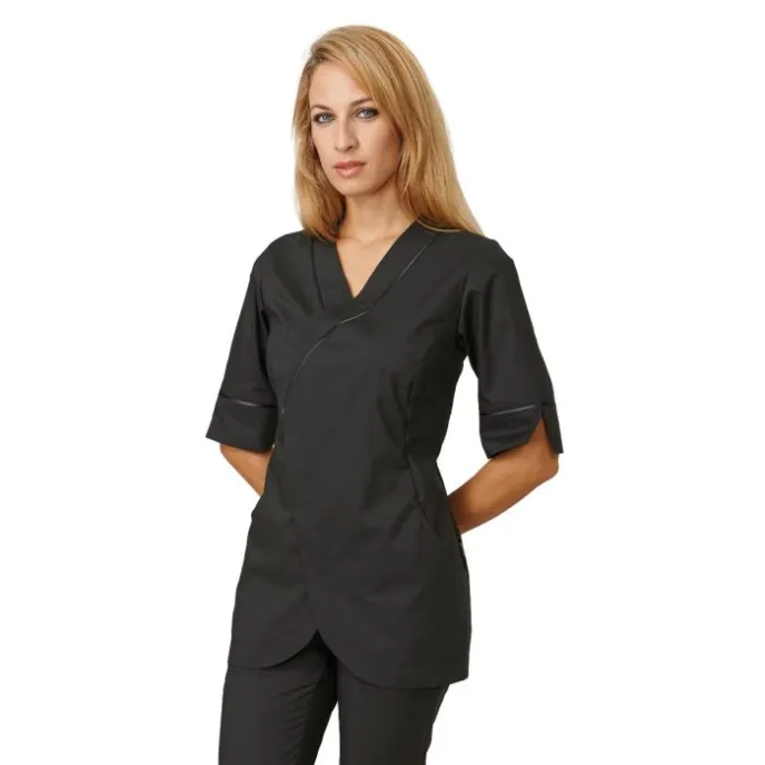Casacca Da Cucina Cristina Per Donna | Leggera E Comoda | Colore Celeste | Taglia L | Per Professionisti E Hobbisti - 2