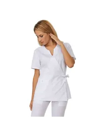Fuori tutto - Casacca da donna Cassandra con laccio Beauty Siggi - 63CS1330/00-0001 Taglia M Colore Bianco