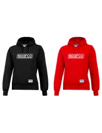Fuori tutto - Felpa con cappuccio da lavoro Sparco Hoodie Frame Lady 01316 Taglia L Colore Rosso