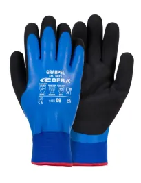 12 Paia - Guanti da Lavoro Stretch Cofra in Lattice Graupel G025-D100
