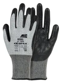 12 Paia - Guanti da Lavoro Stretch Cofra in Nitrile Kisel G089-D100