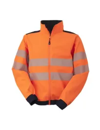 Fuori tutto - Giubbotto da Lavoro Alta Visibilità Stretch Rossini Softshell Hi-Vis HH236 Taglia XL Colore Arancio