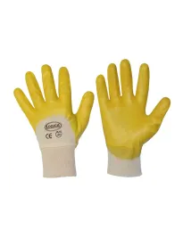 12 Paia - Guanti da lavoro Spalmati in Nitrile Logica 0158PLUS