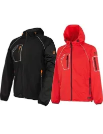 Fuori tutto - Giubbino softshell impermeabile con cappuccio ISSA LINE - 04514B THINY Taglia L Colore Nero