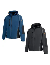 Fuori tutto - Giacca tecnica softshell 8884B Clever - ISSA LINE Taglia S Colore Nero