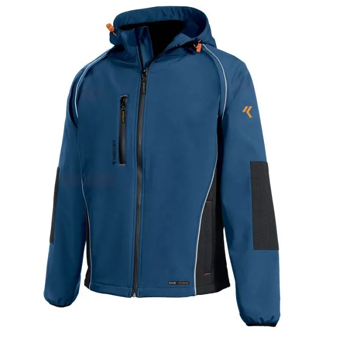 Fuori tutto - Giacca tecnica softshell 8884B Clever - ISSA LINE Taglia S Colore Nero