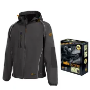 Fuori tutto - Giacca tecnica softshell 8884B Clever - ISSA LINE Taglia S Colore Nero