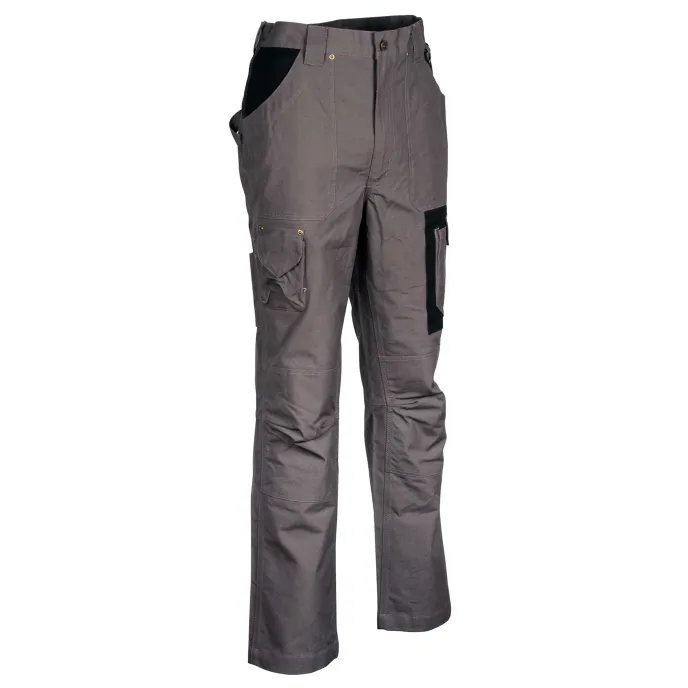 Fuori tutto - Pantaloni da Lavoro Multitasche Cofra Dublin 100% Cotone Canvas V052-0-01 Taglia 54 Colore Corda Nero