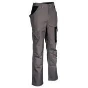 Fuori tutto - Pantaloni da Lavoro Multitasche Cofra Dublin 100% Cotone Canvas V052-0-01 Taglia 54 Colore Corda Nero