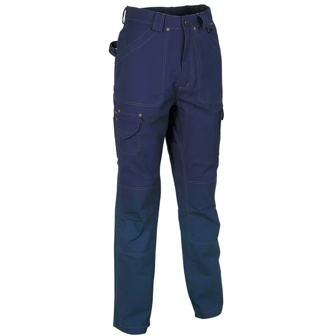 Fuori tutto - Pantaloni da Lavoro Multitasche Cofra Dublin 100% Cotone Canvas V052-0-01 Taglia 54 Colore Corda Nero