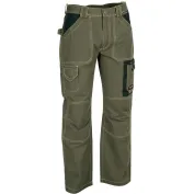 Fuori tutto - Pantaloni da Lavoro Multitasche Cofra Dublin 100% Cotone Canvas V052-0-01 Taglia 54 Colore Corda Nero
