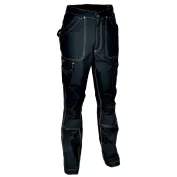 Fuori tutto - Pantaloni da Lavoro Multitasche Cofra Dublin 100% Cotone Canvas V052-0-01 Taglia 54 Colore Corda Nero