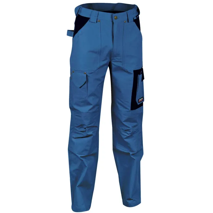 Fuori tutto - Pantaloni da Lavoro Multitasche Cofra Dublin 100% Cotone Canvas V052-0-01 Taglia 54 Colore Corda Nero
