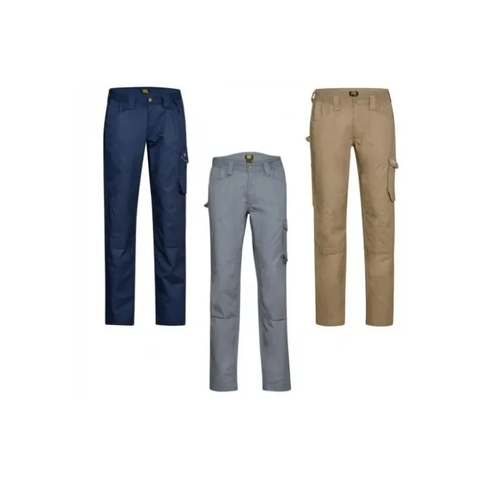 Fuori tutto - Pantaloni da lavoro Diadora Multitasche Rock Ligh Cotton 702.175342 Taglia XL Colore Grigio