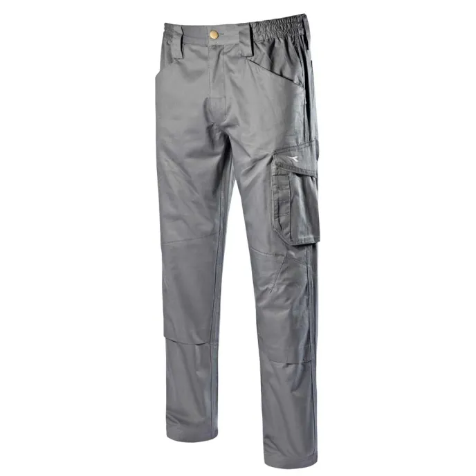 Fuori tutto - Pantaloni da lavoro Diadora Multitasche Rock Ligh Cotton 702.175342 Taglia XL Colore Grigio