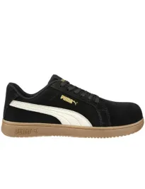 Scarpe Antinfortunistiche Puma Iconic Blk/Gum Low S1PS Basse Metalfree 644400