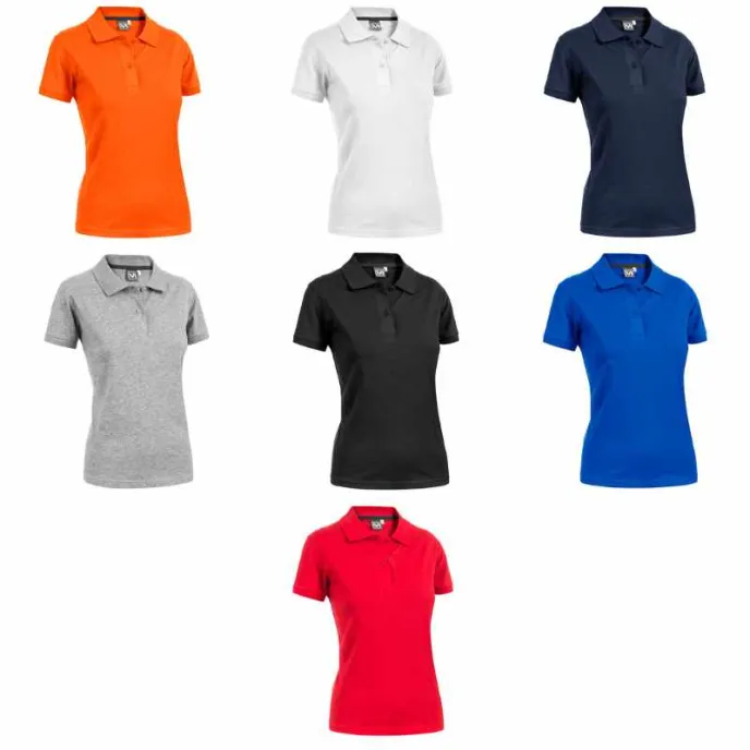 Fuori tutto - Polo da Lavoro da Donna 100% Cotone Sottozero Angy Jersey E0490 Taglia L Colore Bianco