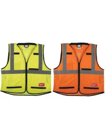 Gilet da Lavoro Premium Alta Visibilità Multitasche Milwaukee 4932471895