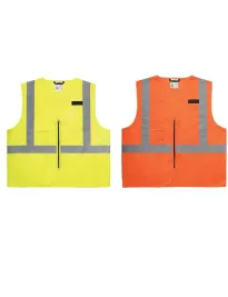 Gilet da Lavoro Milwaukee Alta Visibilità Multitasche Contractor 4932493994