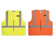 Gilet da Lavoro Milwaukee Alta Visibilità Multitasche Contractor 4932493994