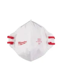 20 Pezzi - Mascherina da Lavoro FFP2 Pieghevole Milwaukee Respirator 4932479238