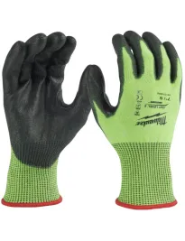 Guanti da Lavoro Milwaukee Alta Visibilità Hi-vis Taglio E 4932479931