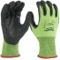 Guanti da Lavoro Milwaukee Alta Visibilità Hi-vis Taglio E 4932479931