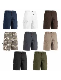 Fuori tutto - Bermuda da Lavoro 100% Cotone Multitasche Sottozero Muroa E0201 Taglia M Colore Khaki
