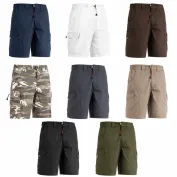 Fuori tutto - Bermuda da Lavoro 100% Cotone Multitasche Sottozero Muroa E0201 Taglia M Colore Khaki