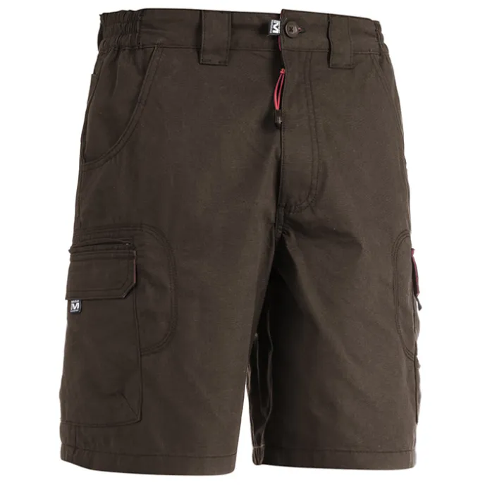 Fuori tutto - Bermuda da Lavoro 100% Cotone Multitasche Sottozero Muroa E0201 Taglia M Colore Khaki
