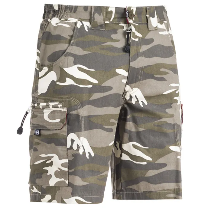 Fuori tutto - Bermuda da Lavoro 100% Cotone Multitasche Sottozero Muroa E0201 Taglia M Colore Khaki