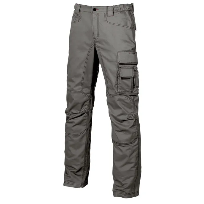 Fuori tutto - Pantaloni da Lavoro Multitasche U-Power Smile HY015BC Taglia 46 Colore Grey Meteorite