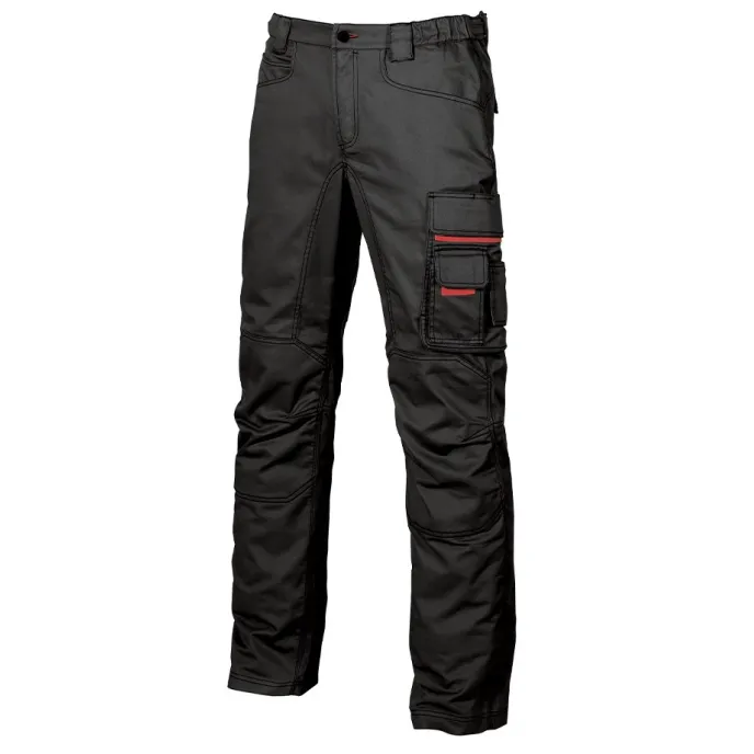 Fuori tutto - Pantaloni da Lavoro Multitasche U-Power Smile HY015BC Taglia 46 Colore Grey Meteorite