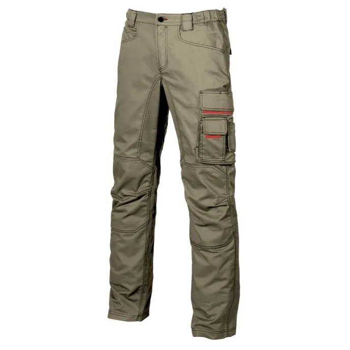 Fuori tutto - Pantaloni da Lavoro Multitasche U-Power Smile HY015BC Taglia 46 Colore Grey Meteorite